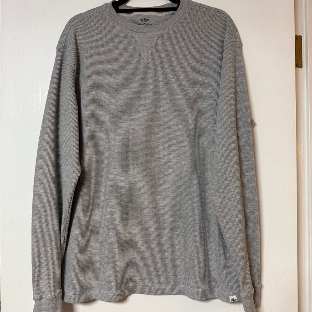 Men’s Eight Bells Waffle Knit Long Sleeved Shirt.